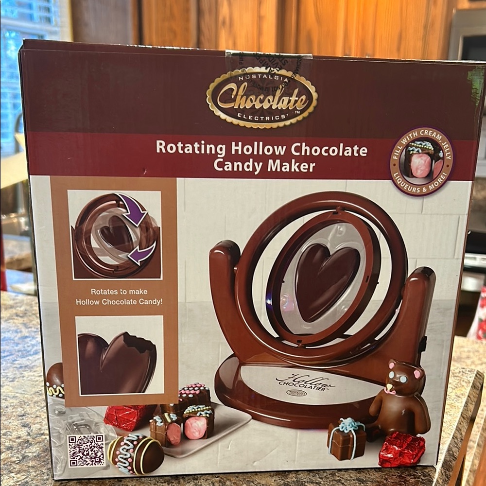 Nostalgia Chocolate Candy Maker - Brown